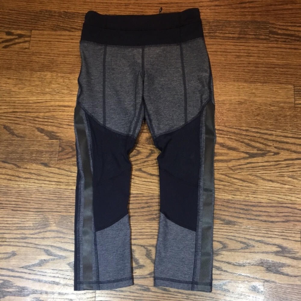 Lululemon Crops with Mesh